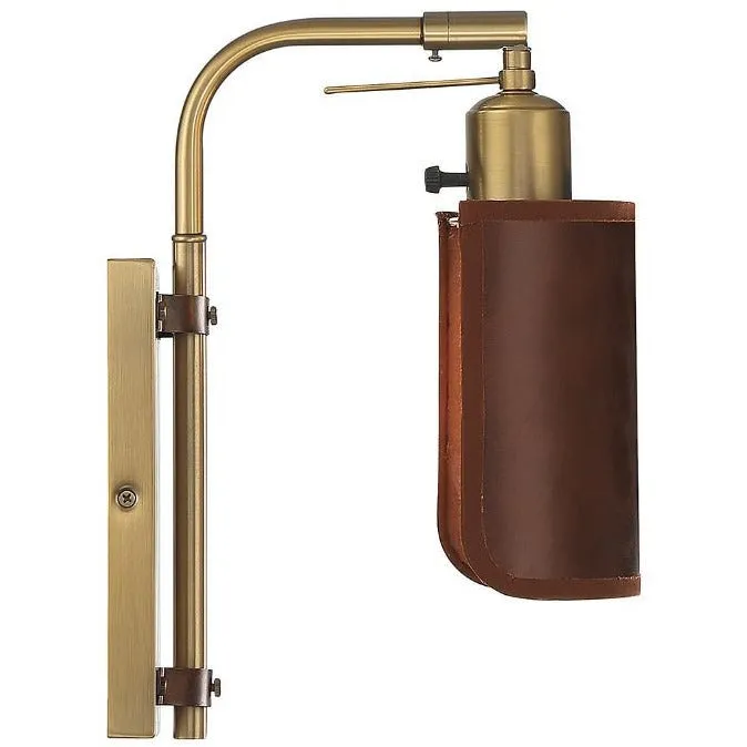 1-Light Adjustable Wall Sconce