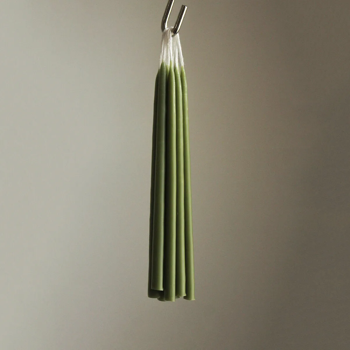 10 Birthday Candles in Moss by Wax Atelier