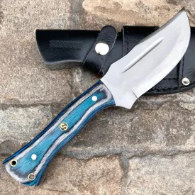 10” Rough Rider Series - Blue - D2 Steel - Horizontal & Vertical Carry - P006