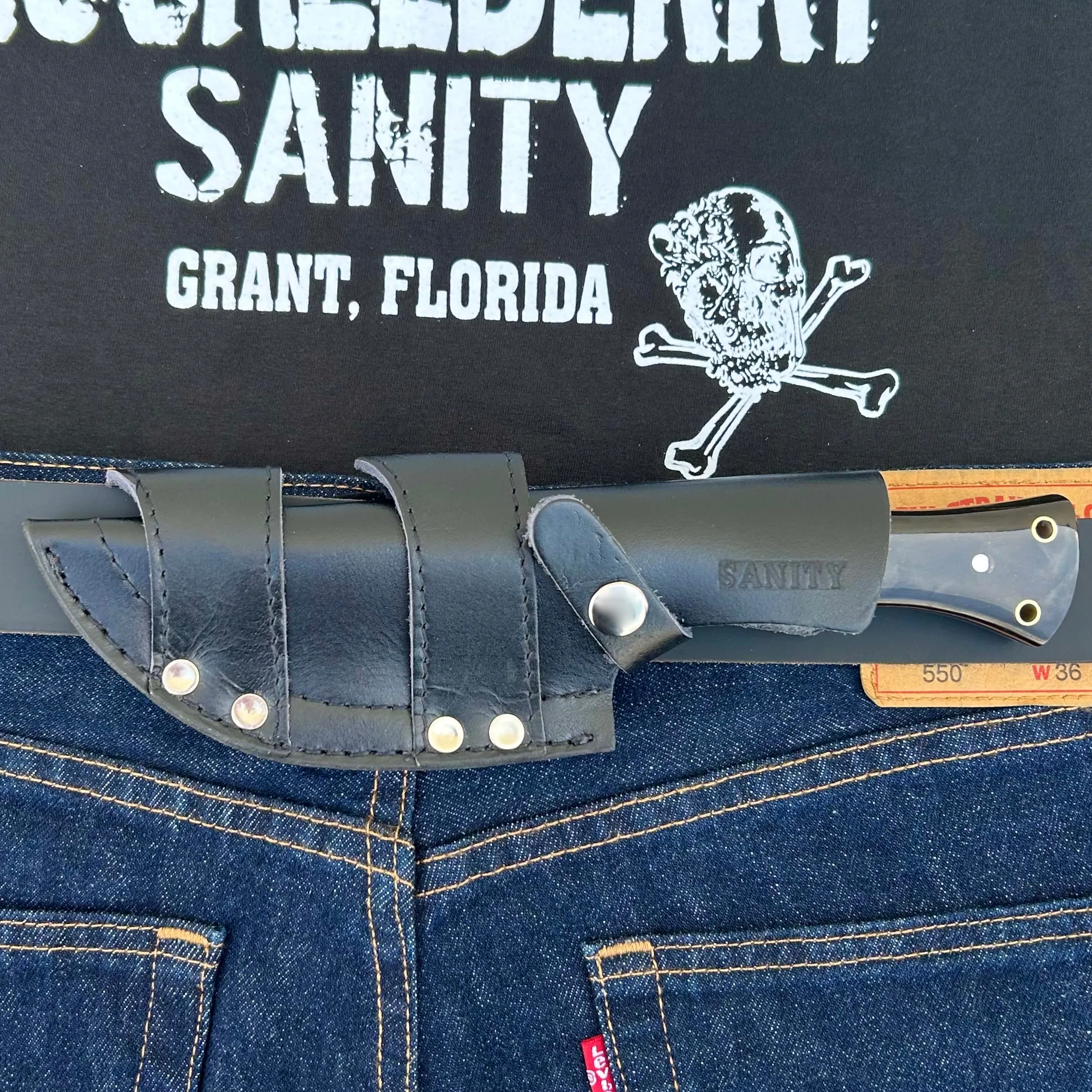 10” Rough Rider Series - Veteran - Buffalo Horn - D2 Steel - Horizontal & Vertical Carry - CUS65