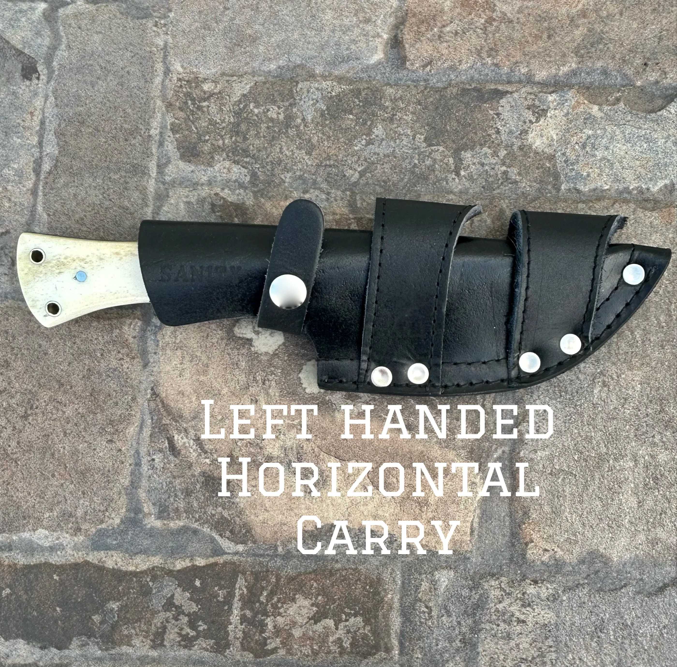 10" Rough Rider Series - Viking - Bone - D2 Steel - Horizontal & Vertical Carry - CUS58