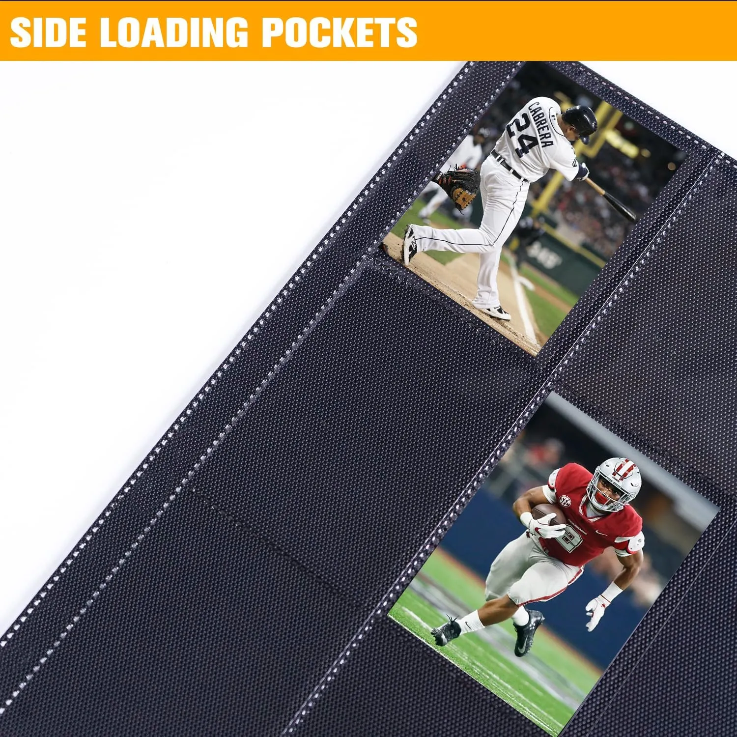 12 Pocket 720 Pockets Trading Card Binder, Ringless Side Loading Card Holder Album, Trading Card Album Fit for YuGiOh, MTG, TCG, Game, Sports, Business Cards (Green)