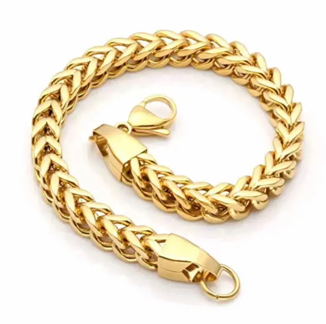 18k gold plated franco Bracelet