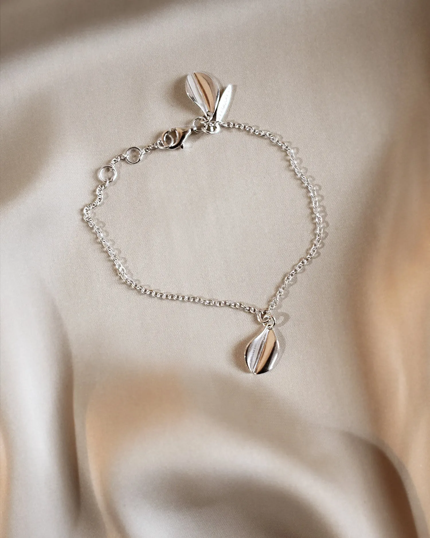 A Forest drop bracelet silver