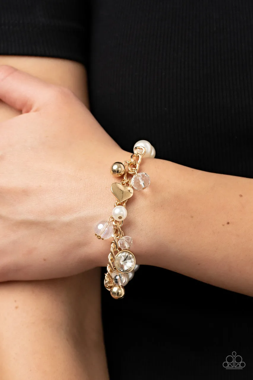 Adorningly Admirable Gold Paparazzi Bracelet