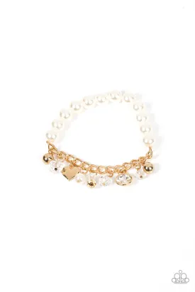 Adorningly Admirable Gold Paparazzi Bracelet