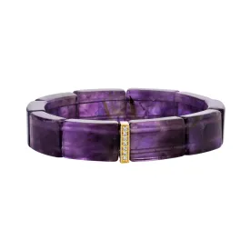 Amethyst Beaded Bracelet