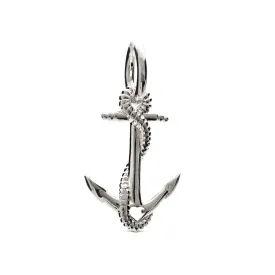 Anchor Silver Charm