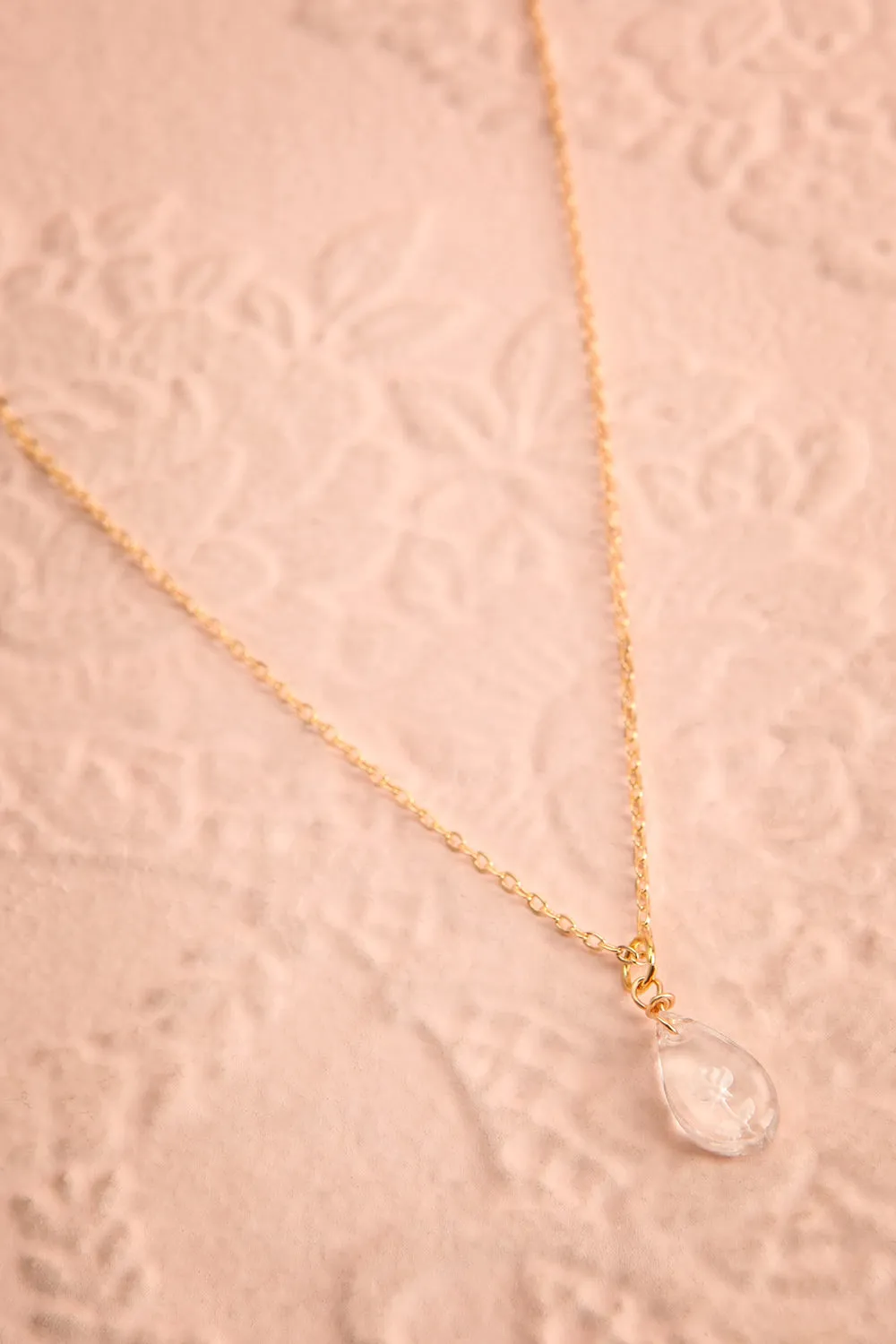 Aphrodite | Rose Pendant Necklace