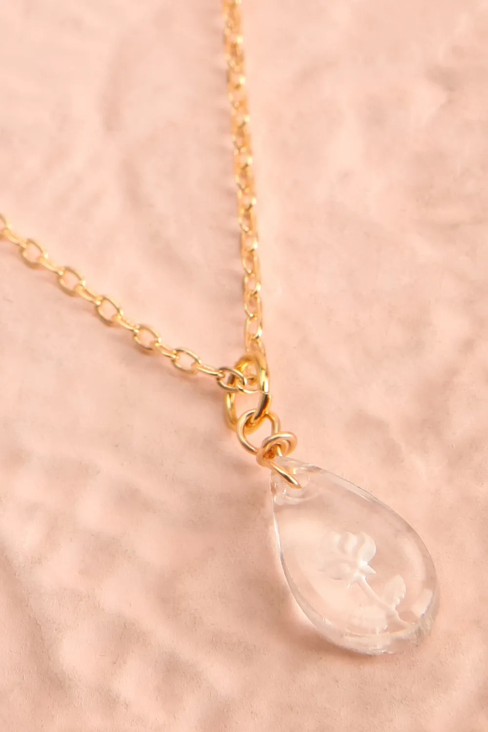 Aphrodite | Rose Pendant Necklace