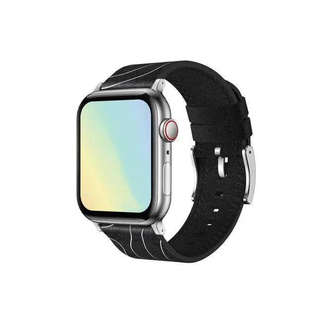 Apple Watch Strap Late Night Drive – Genuine Leather – 38mm – 41mm