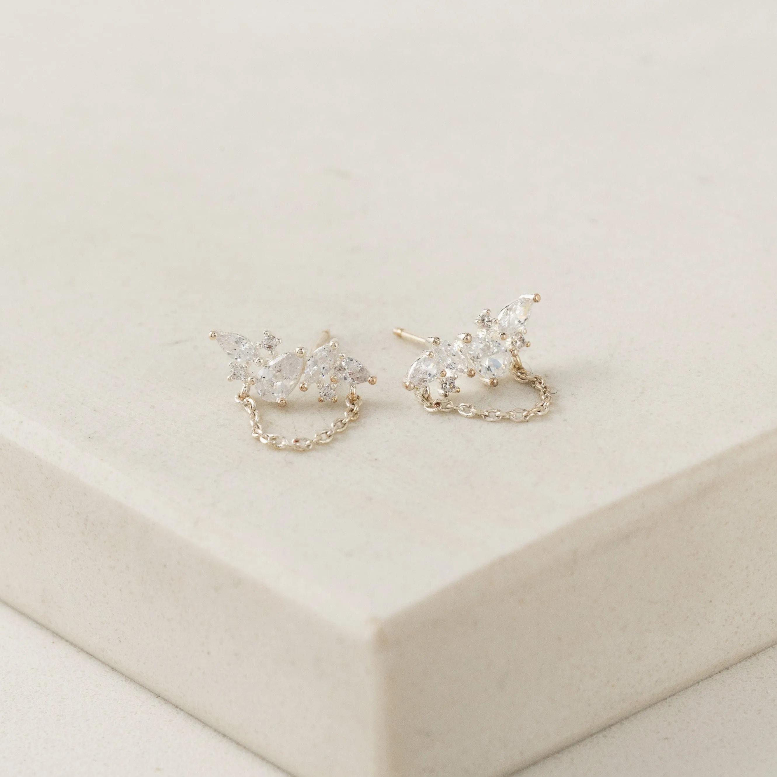Aspen Climber Earrings Silver
