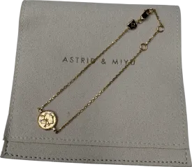 Astrid & Miyu Sagittarius Gold Zodiac Bracelet