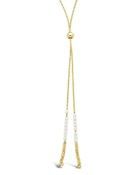 Beaded Sliding Bolo Necklace