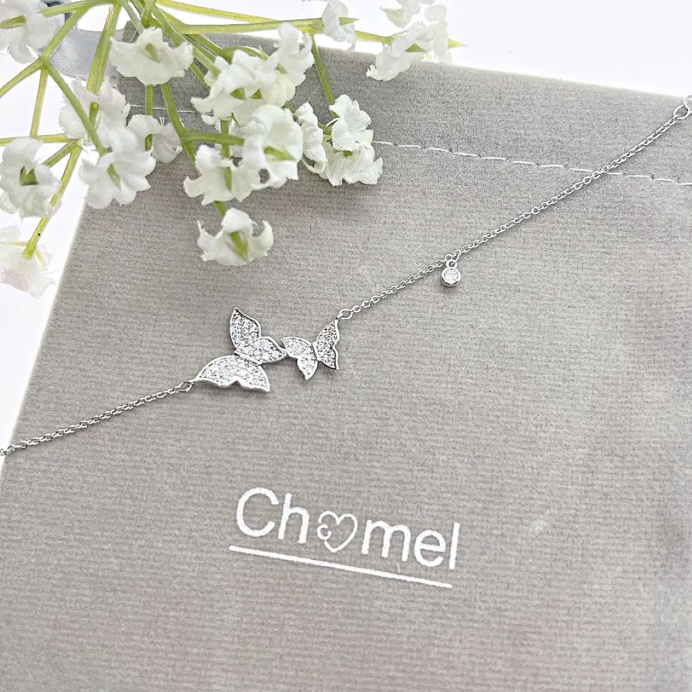 Butterfly Cubic Zirconia Bracelet