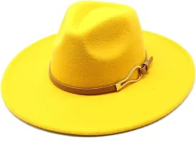 Cap Popular Large Brim Peach Heart Concave-Convex Wool Top Hat, Autumn and Winter Jazz Hat British Vintage Fashion Felt Hat Fengyan Cowboy Hats (Color : Rose Red, Size : 56-58cm)