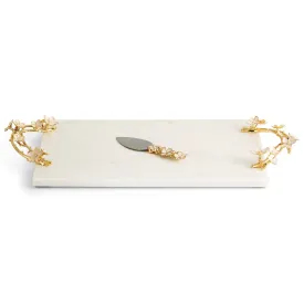 Cherry Blossom Cheese Board with Spreader