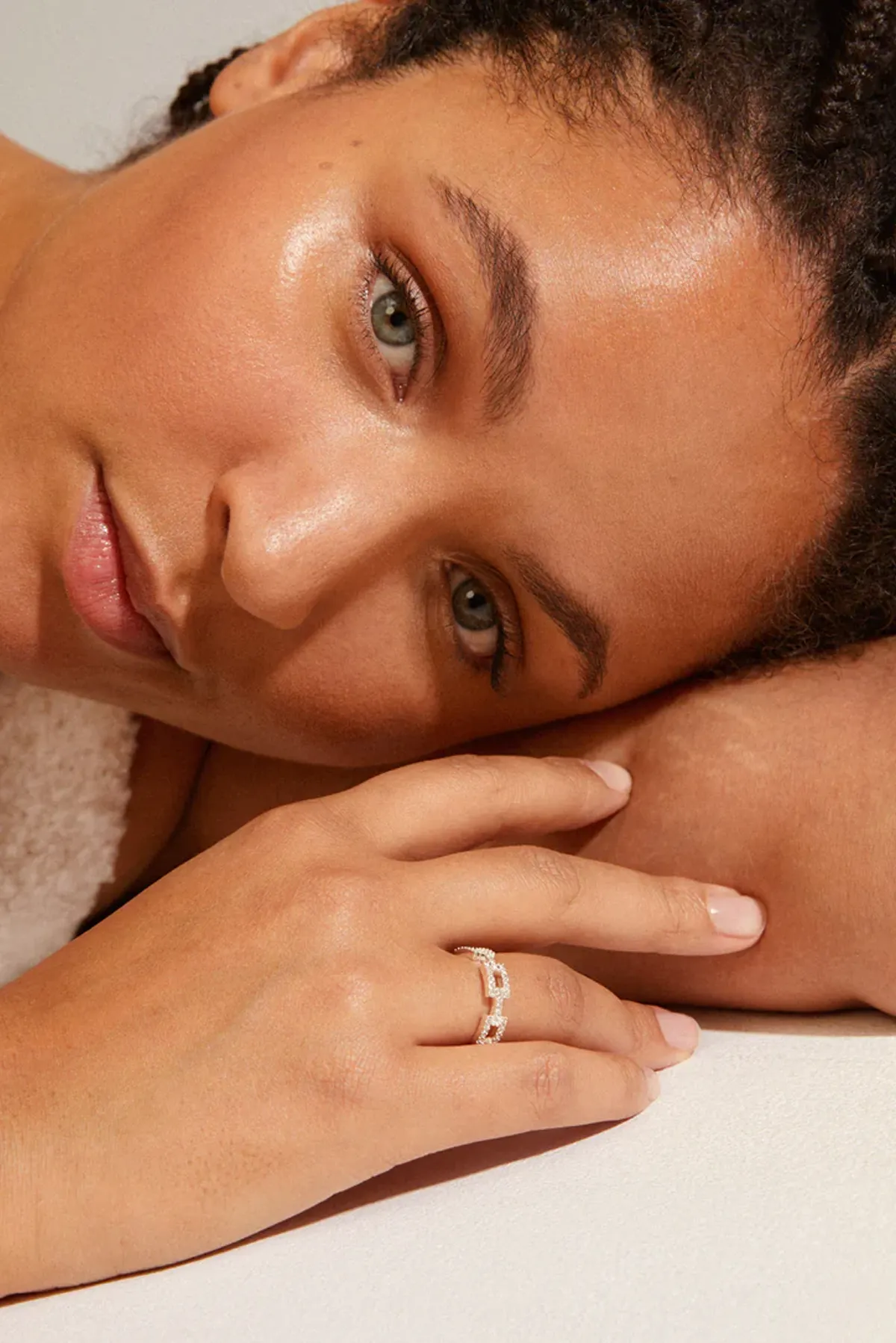COBY RECYCLED CRYSTAL RING