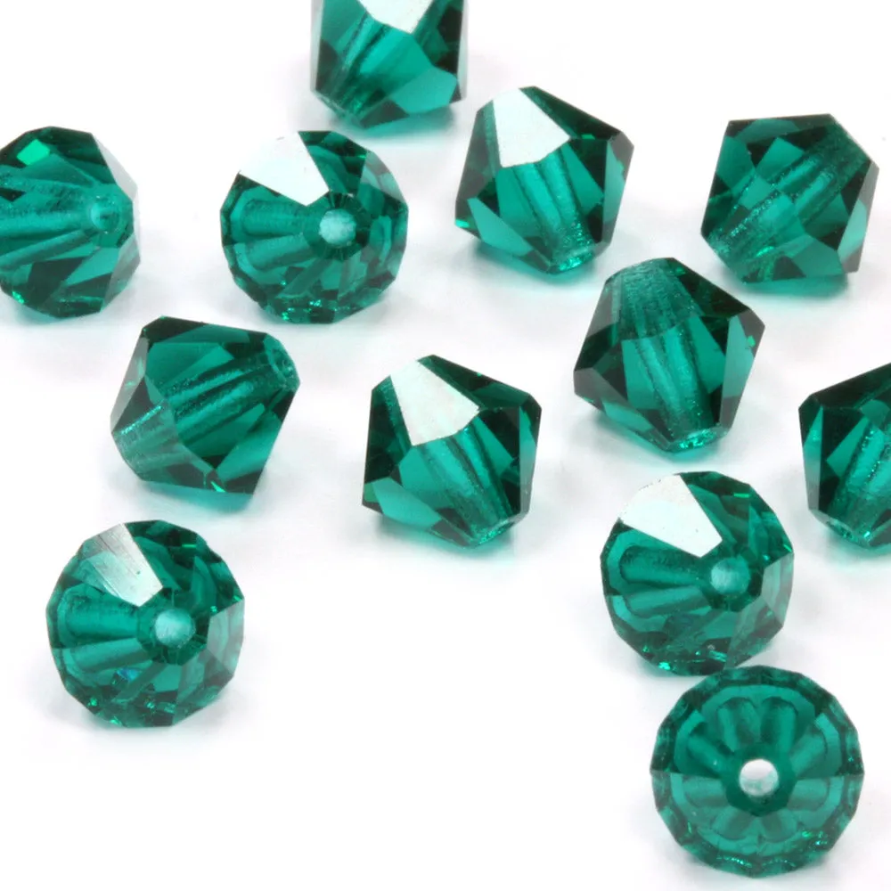 Crystal 4mm Bicone Green Bundle - Pack of 6