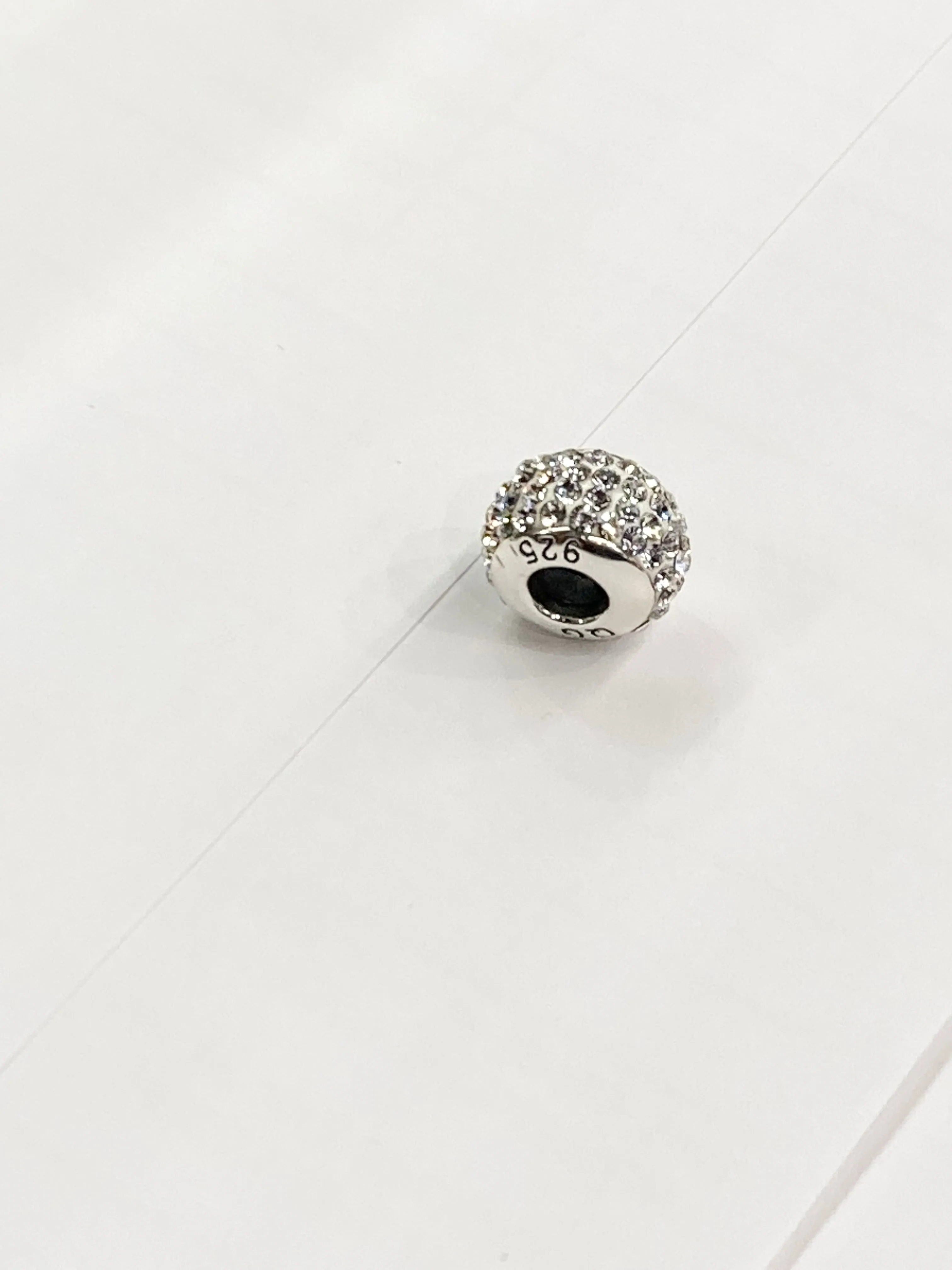 Crystal Silver Bead