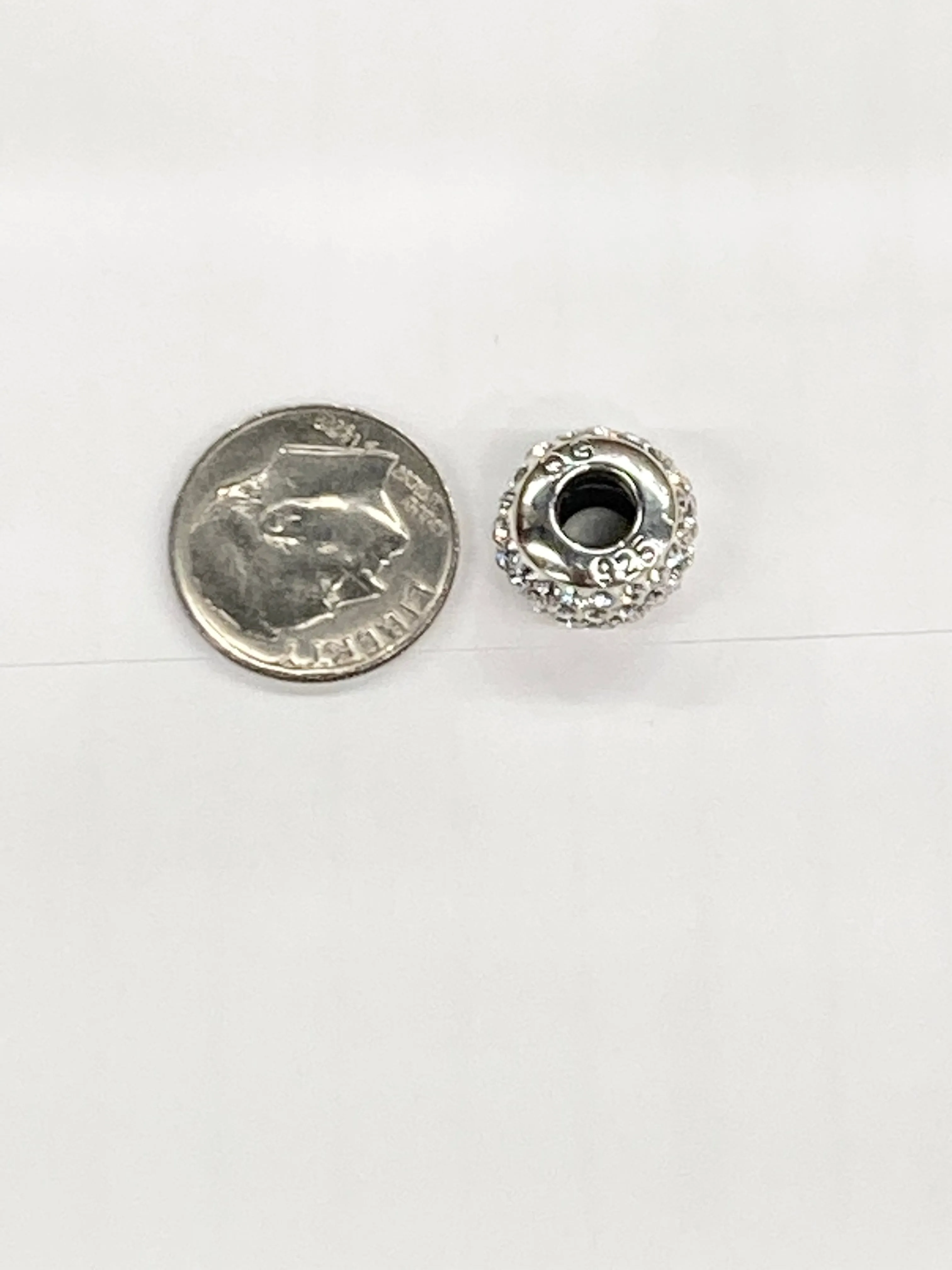 Crystal Silver Bead
