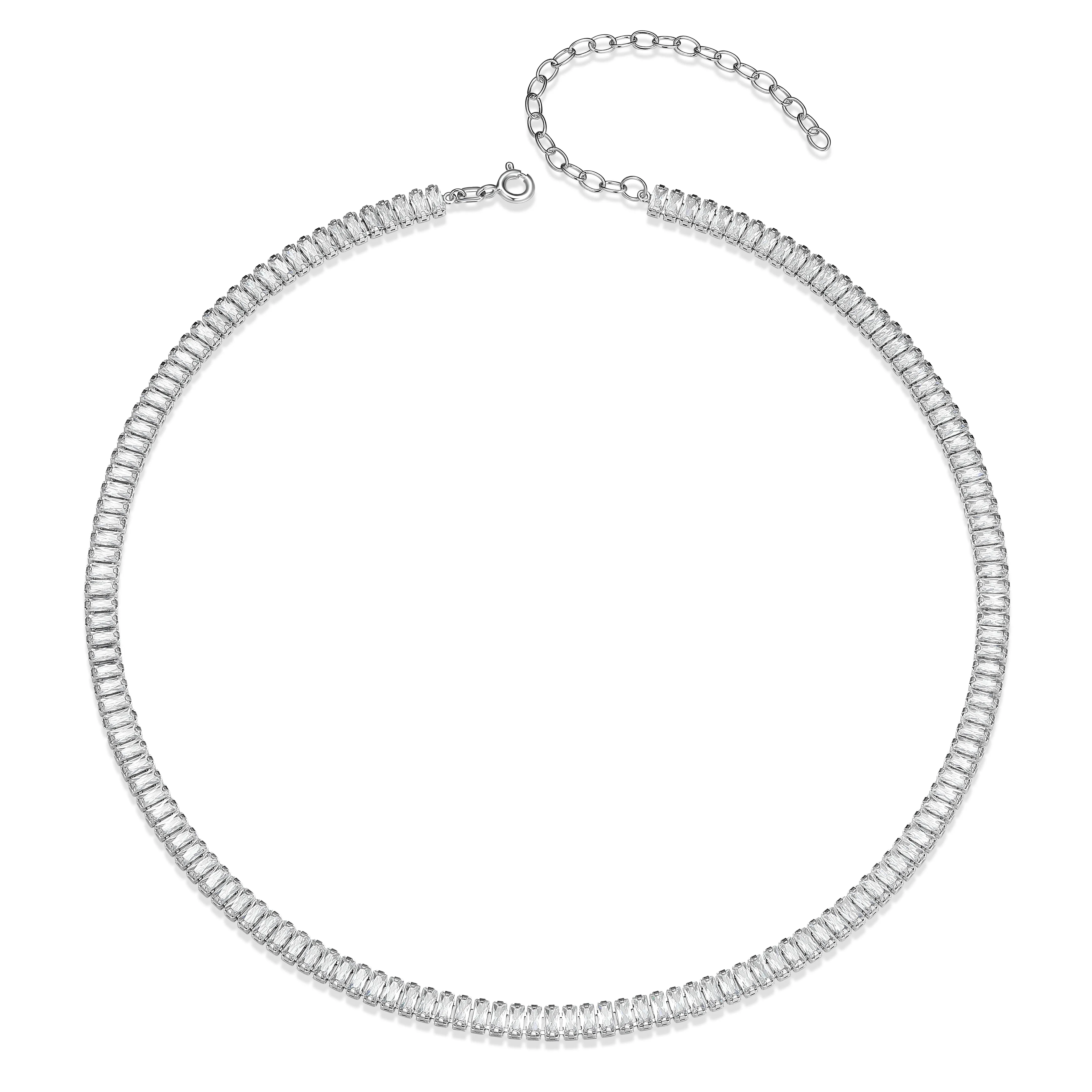CZ Baguette Tennis Bracelet