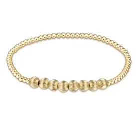 Dignity Beaded Bliss 2.5mm Bead Bracelet- 5mm Gold