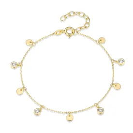 Disc Charm Bracelet
