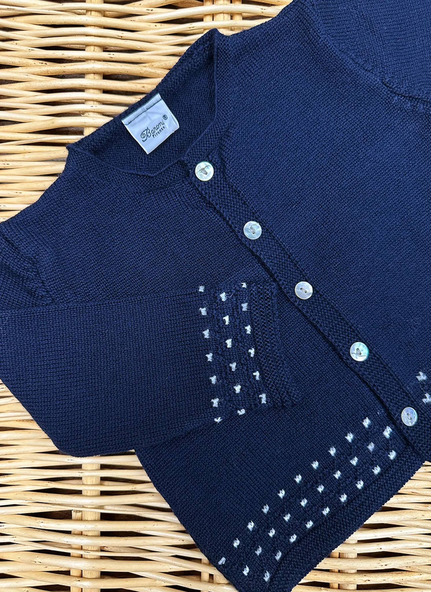 Dots Wool Cardigan