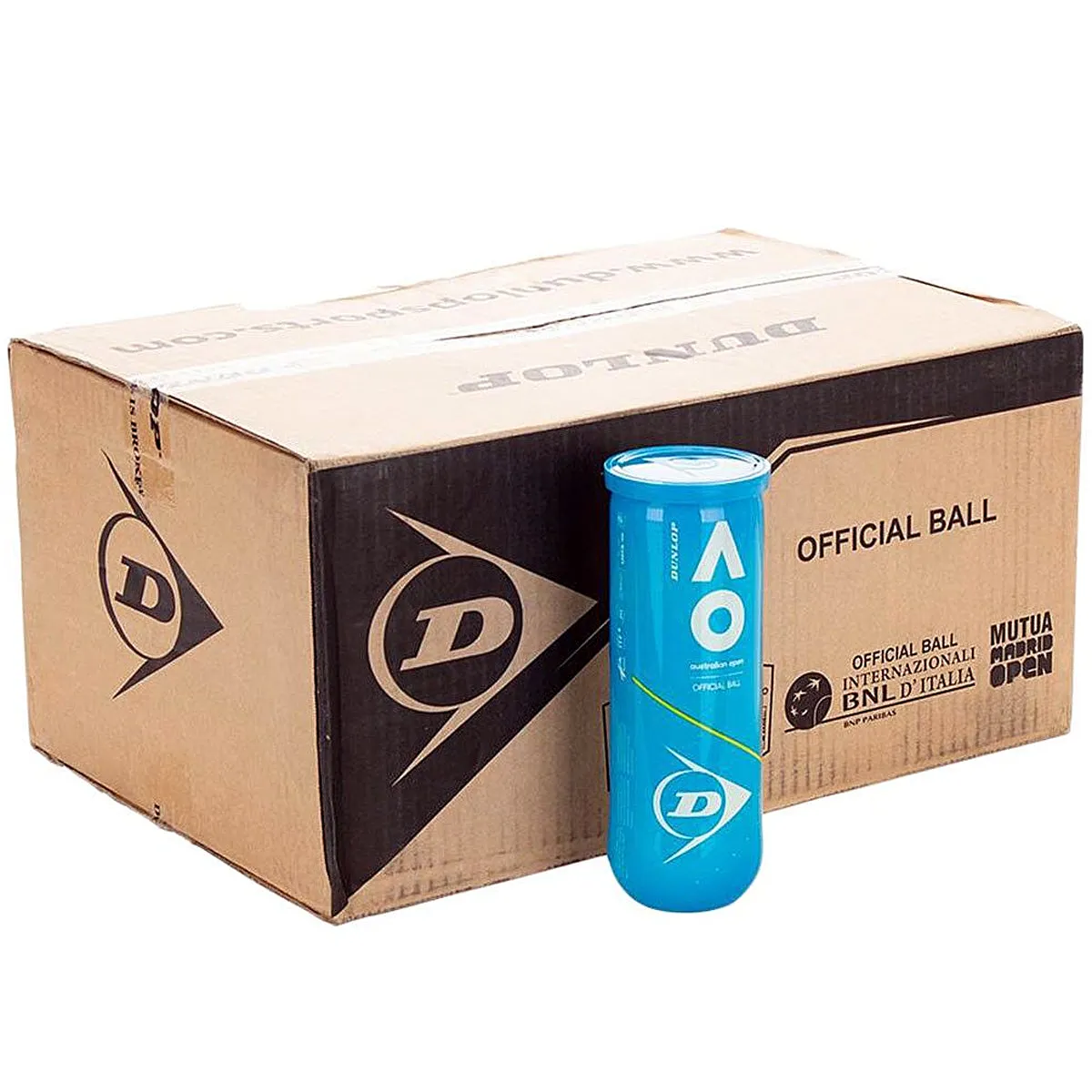 Dunlop Australian Open Tennis Balls Carton (24 Cans)