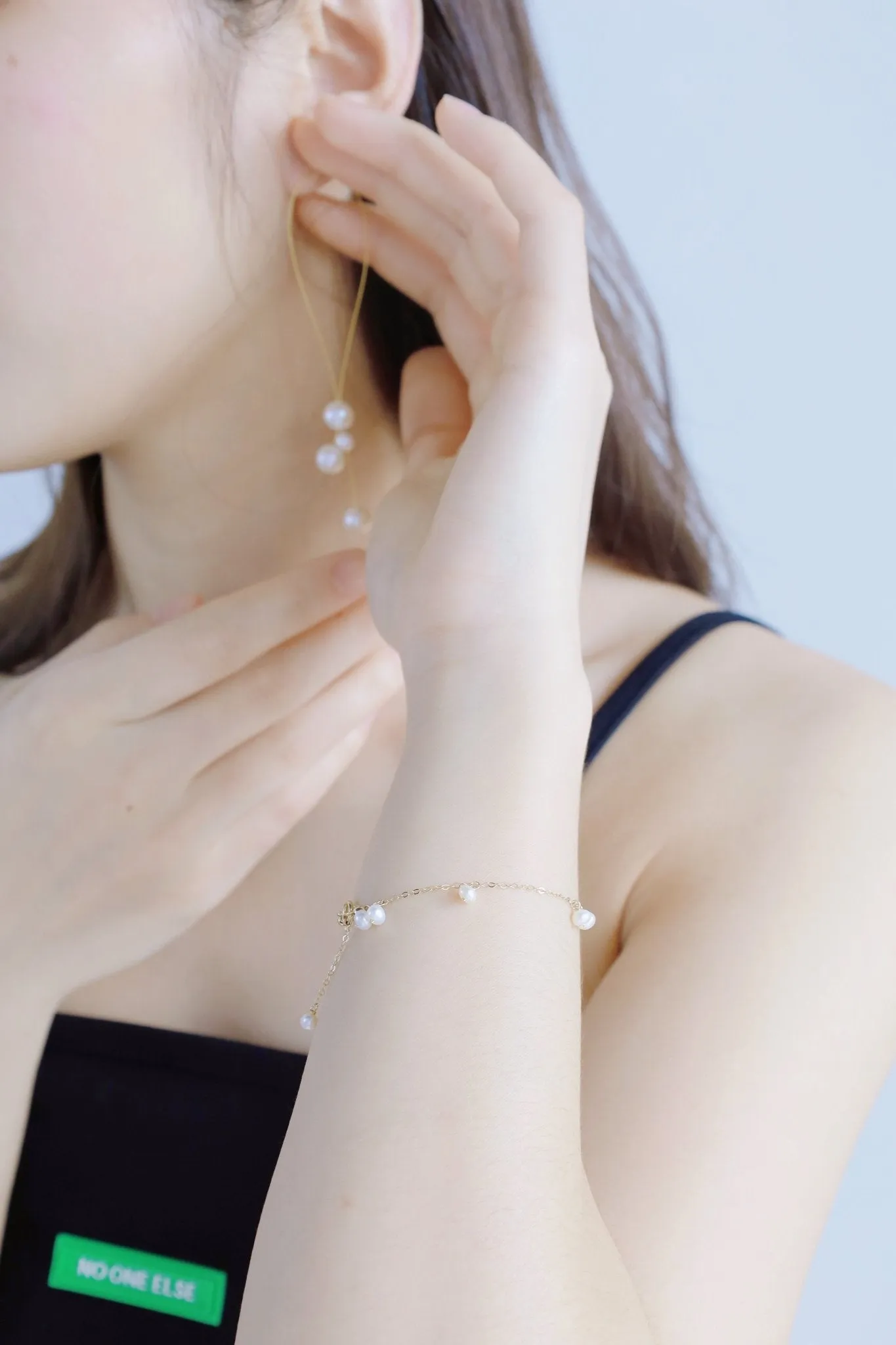 Embellished Series Classic Three Pearls Bracelet