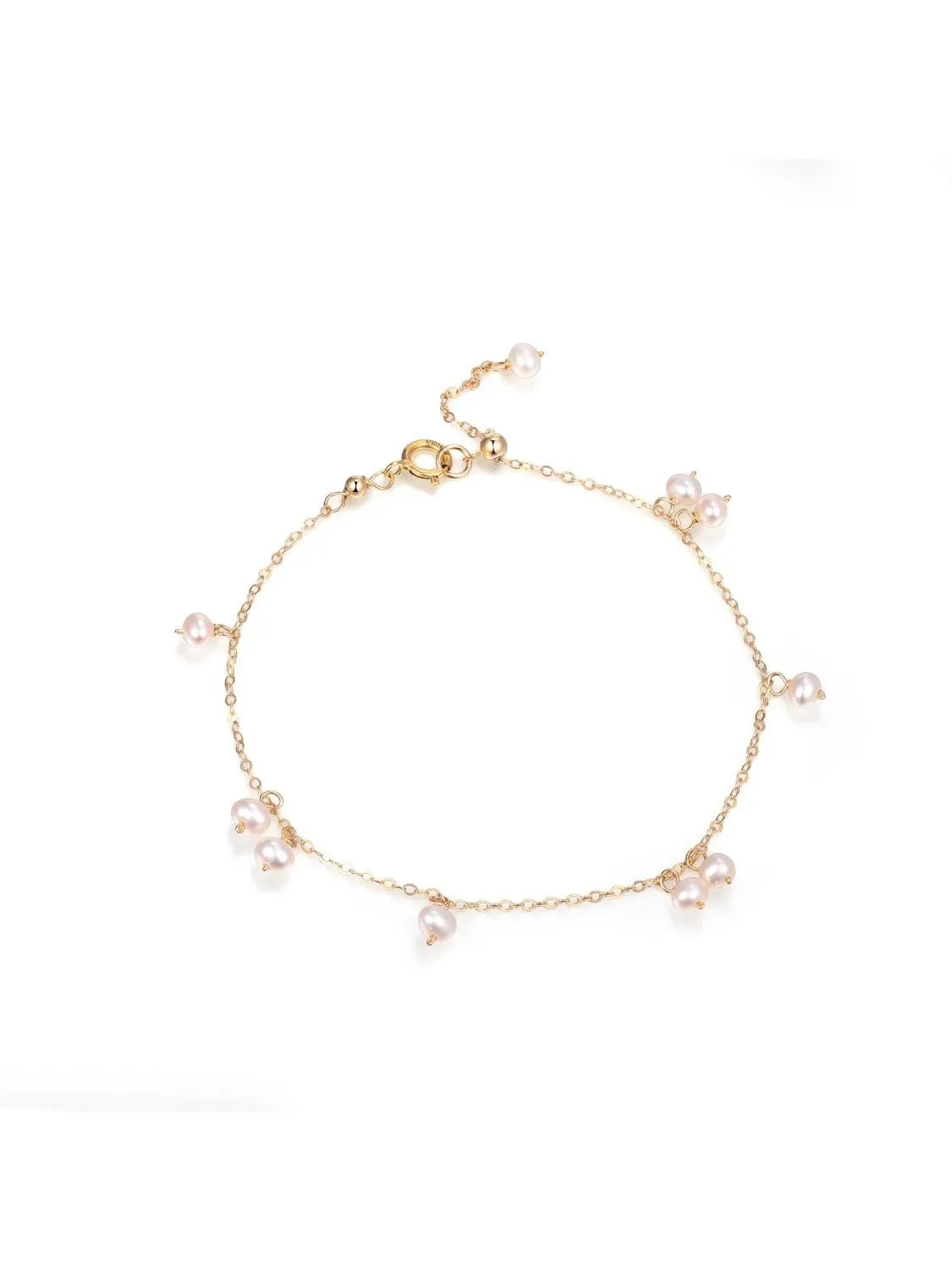 Embellished Series Classic Three Pearls Bracelet