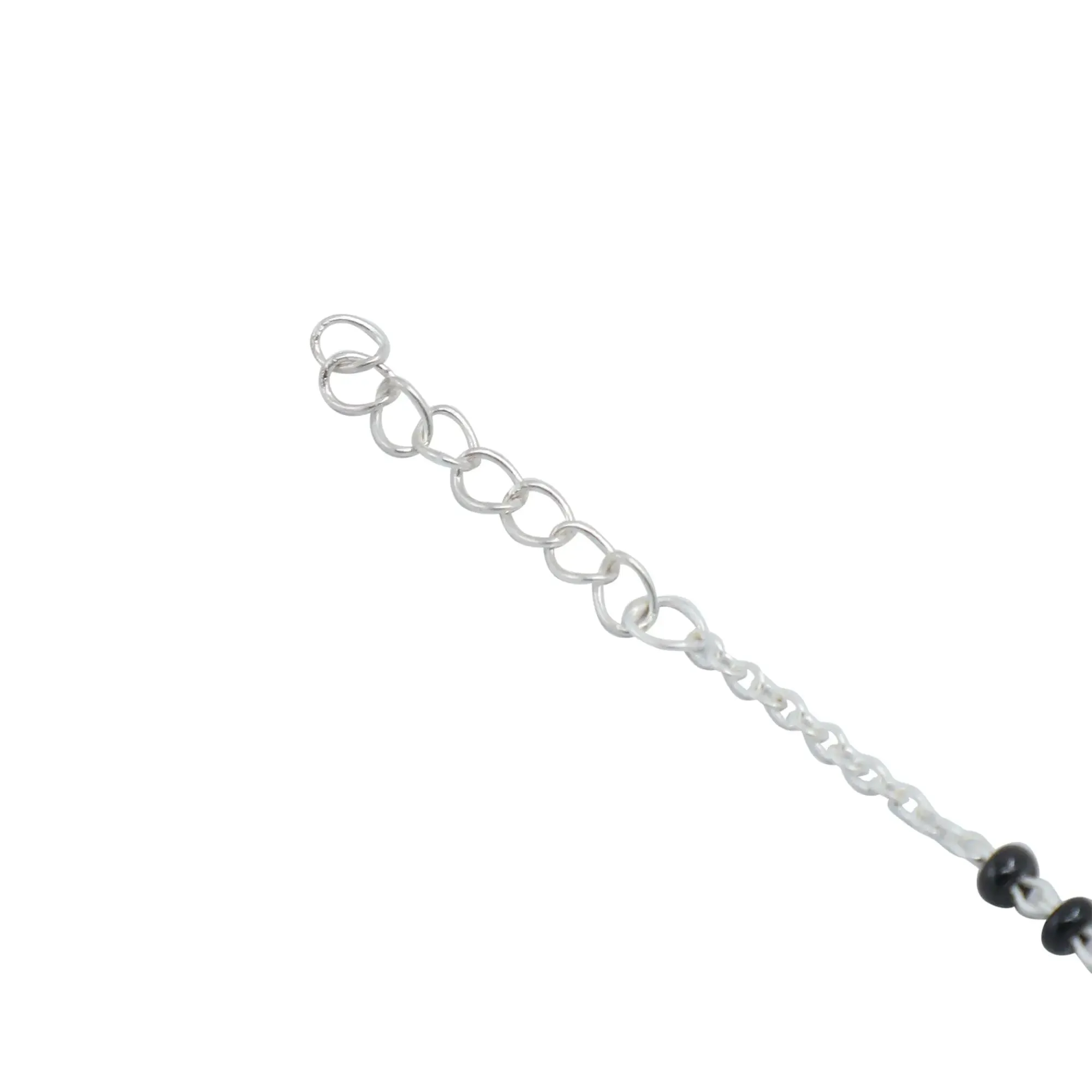 Eternal Knot 92.5 silver black onyx bracelet