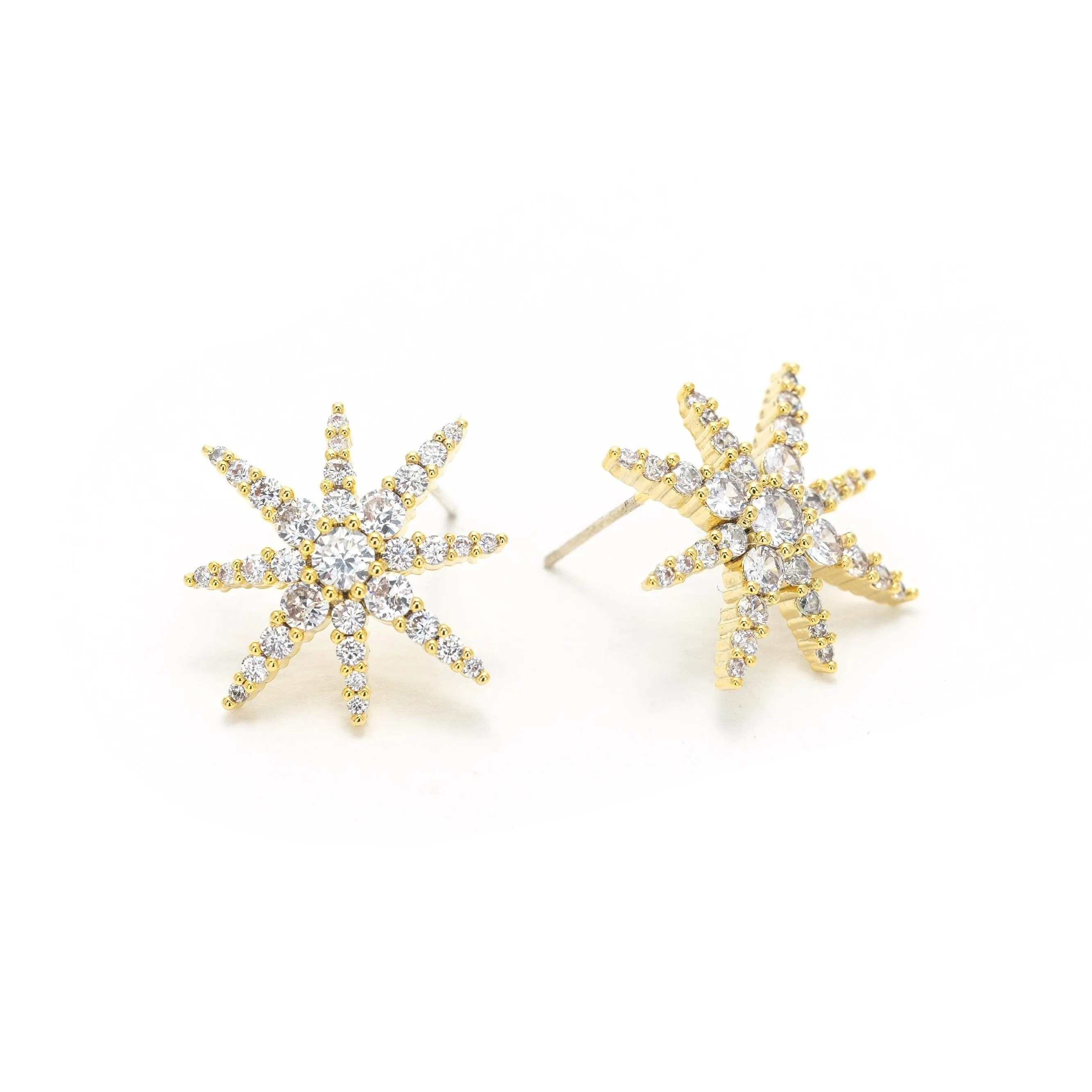 Etoile Star Stud Earrings Gold