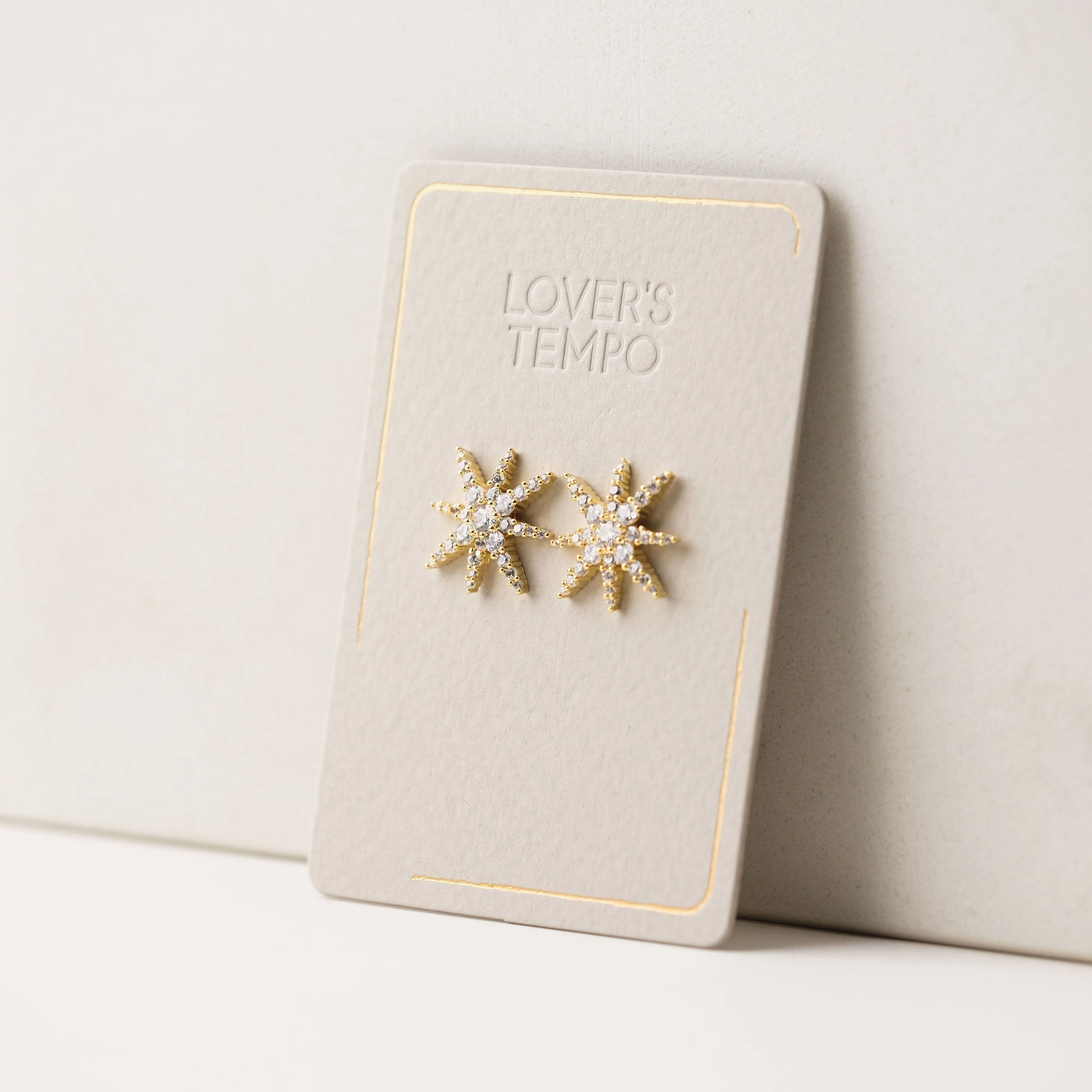 Etoile Star Stud Earrings Gold
