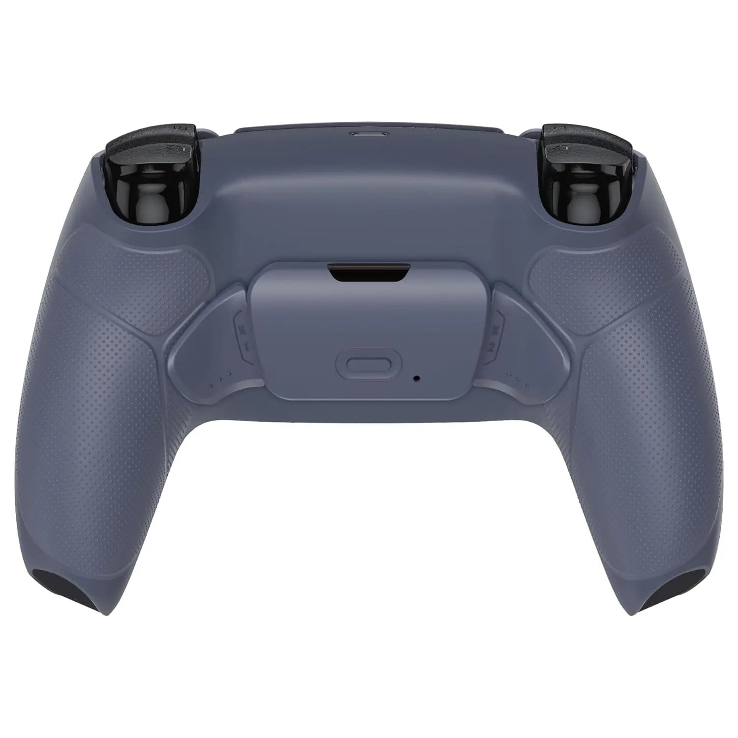 eXtremeRate Sterling Silver Rubberized Grip Programable Rise V3 Remap Kit for PS5 Controller BDM-030 040 050, Upgrade Board Redesigned Bottom Shell Back Buttons Set for PS5 Controller - NO Controller