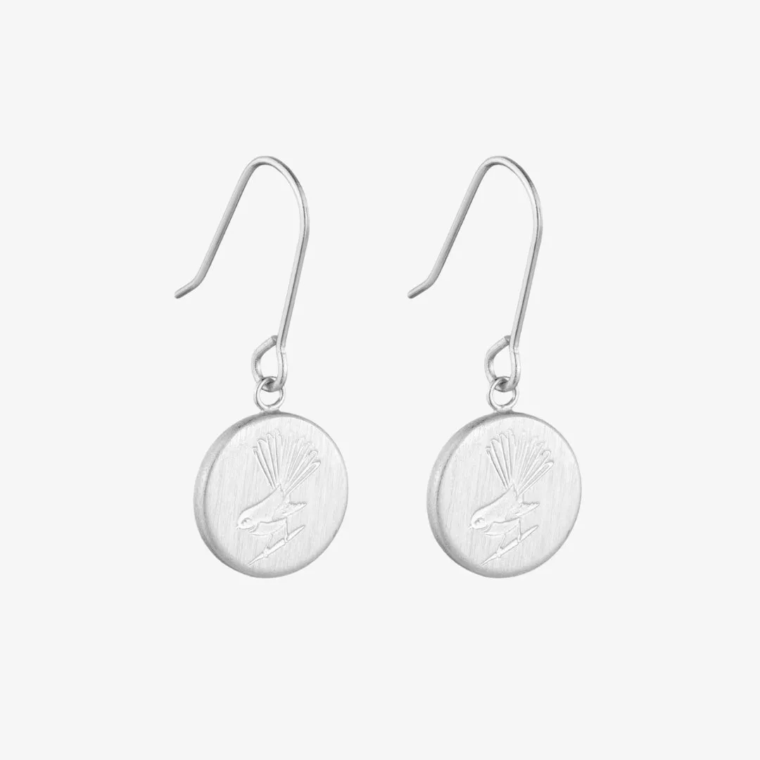 Fantail Earring Silver