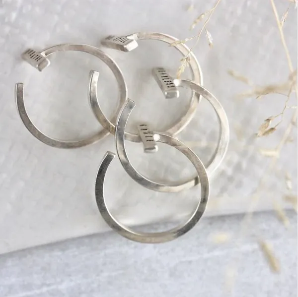 Fearless: Single Bar Ring by Christina Kober