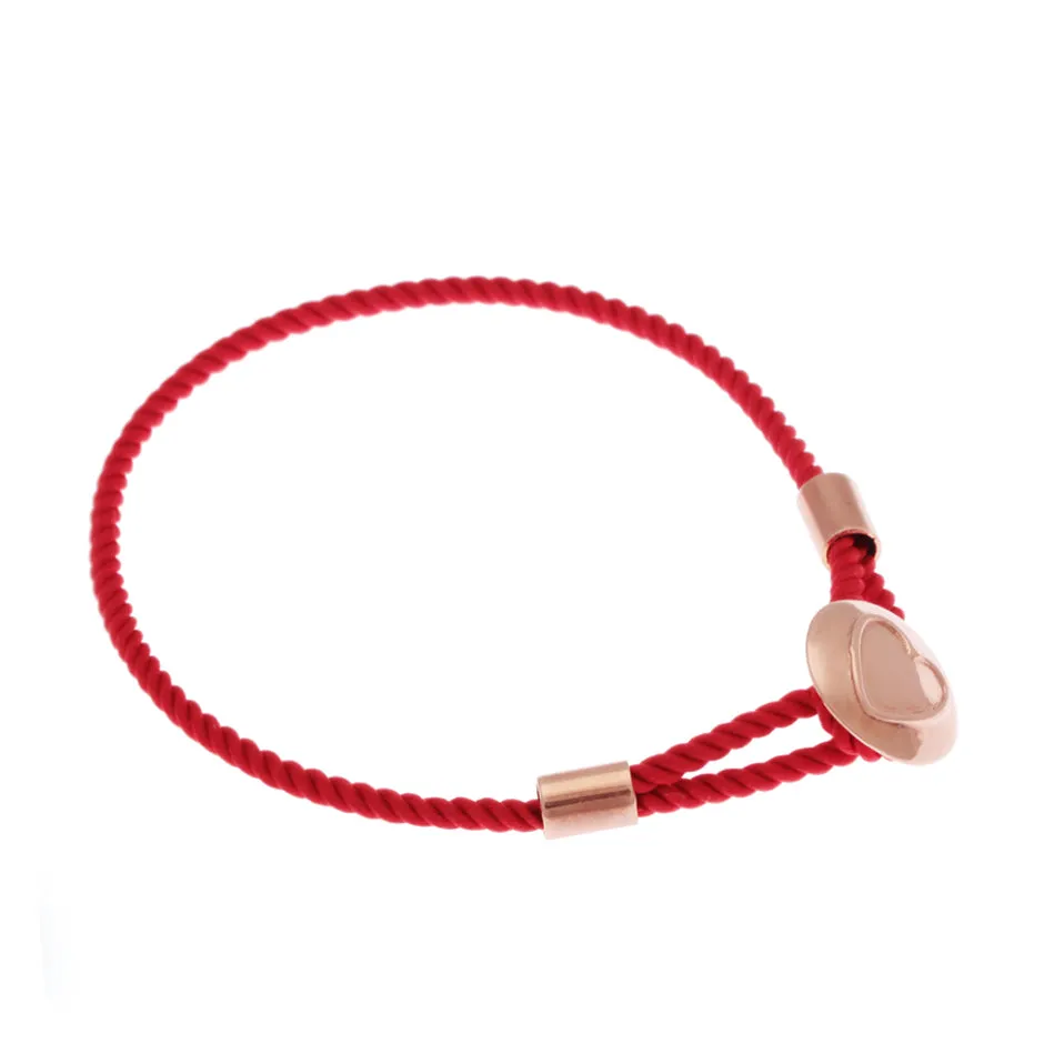 FESTIVAL TIME! 65%  DISCOUNT  18ct Rose Gold  Vermeil Heart Caring Bracelet