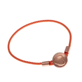 FESTIVAL TIME! 65%  DISCOUNT  18ct Rose Gold  Vermeil Heart Caring Bracelet