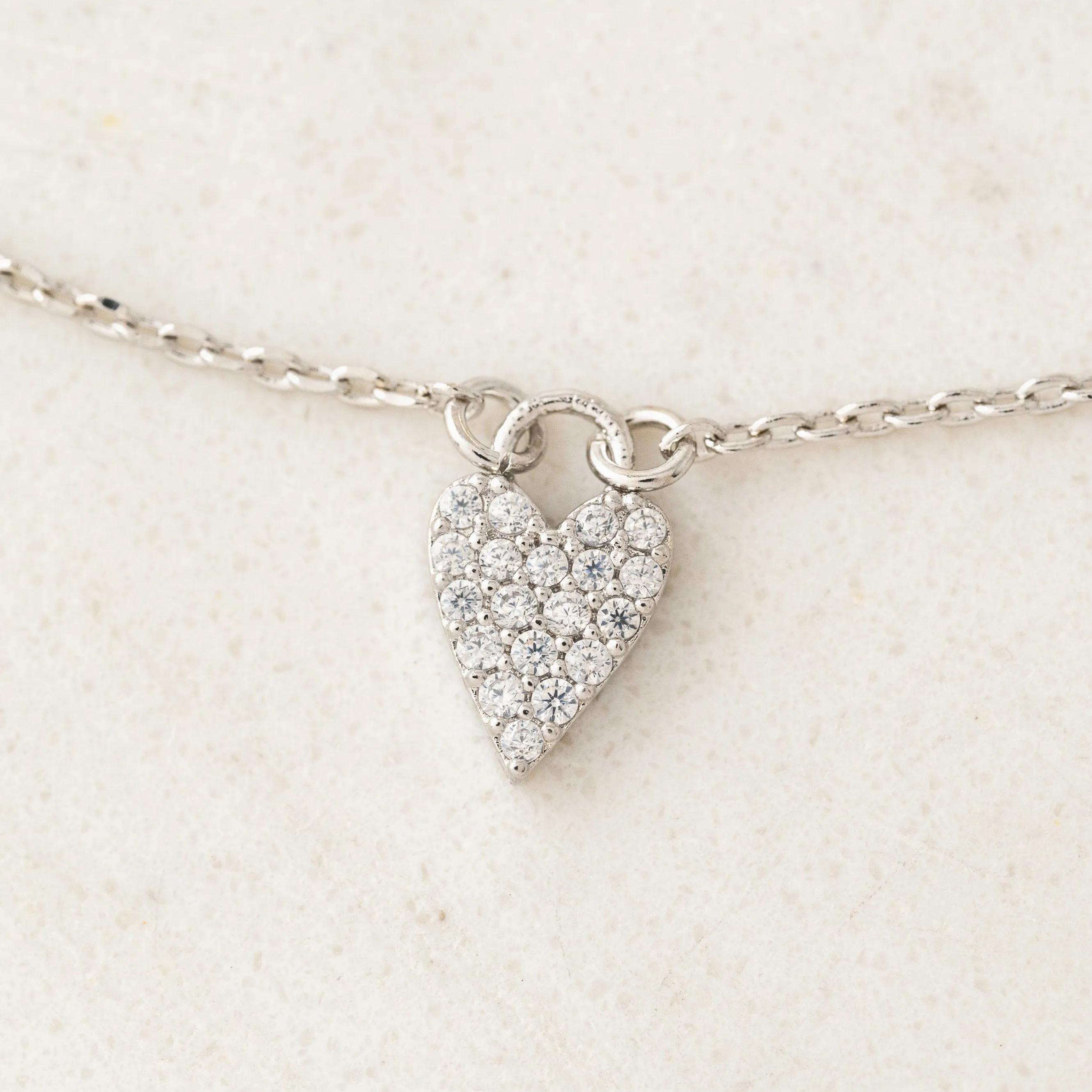 Flutter Heart Bracelet Silver