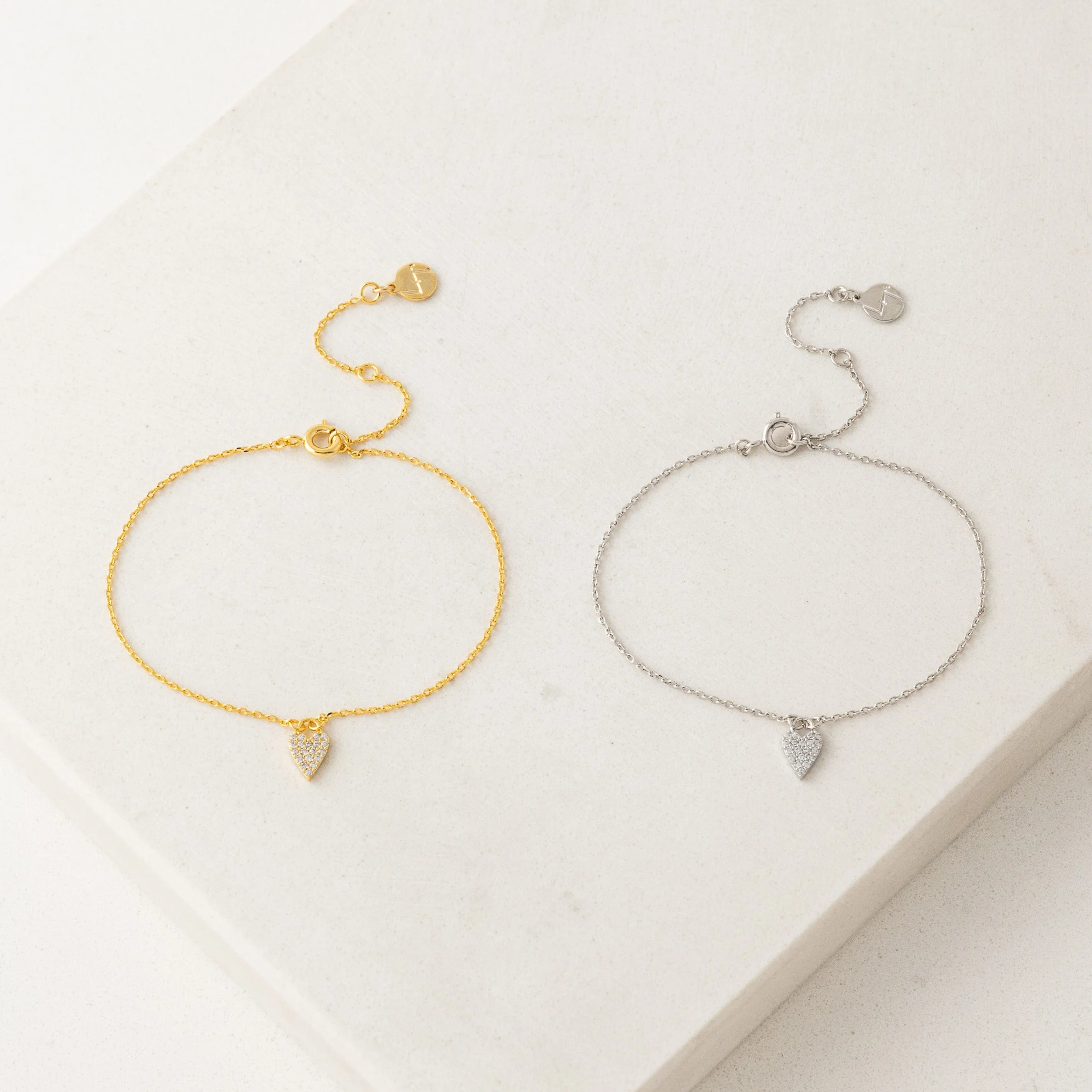 Flutter Heart Bracelet Silver