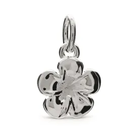 Frangipani Flower Silver Charm