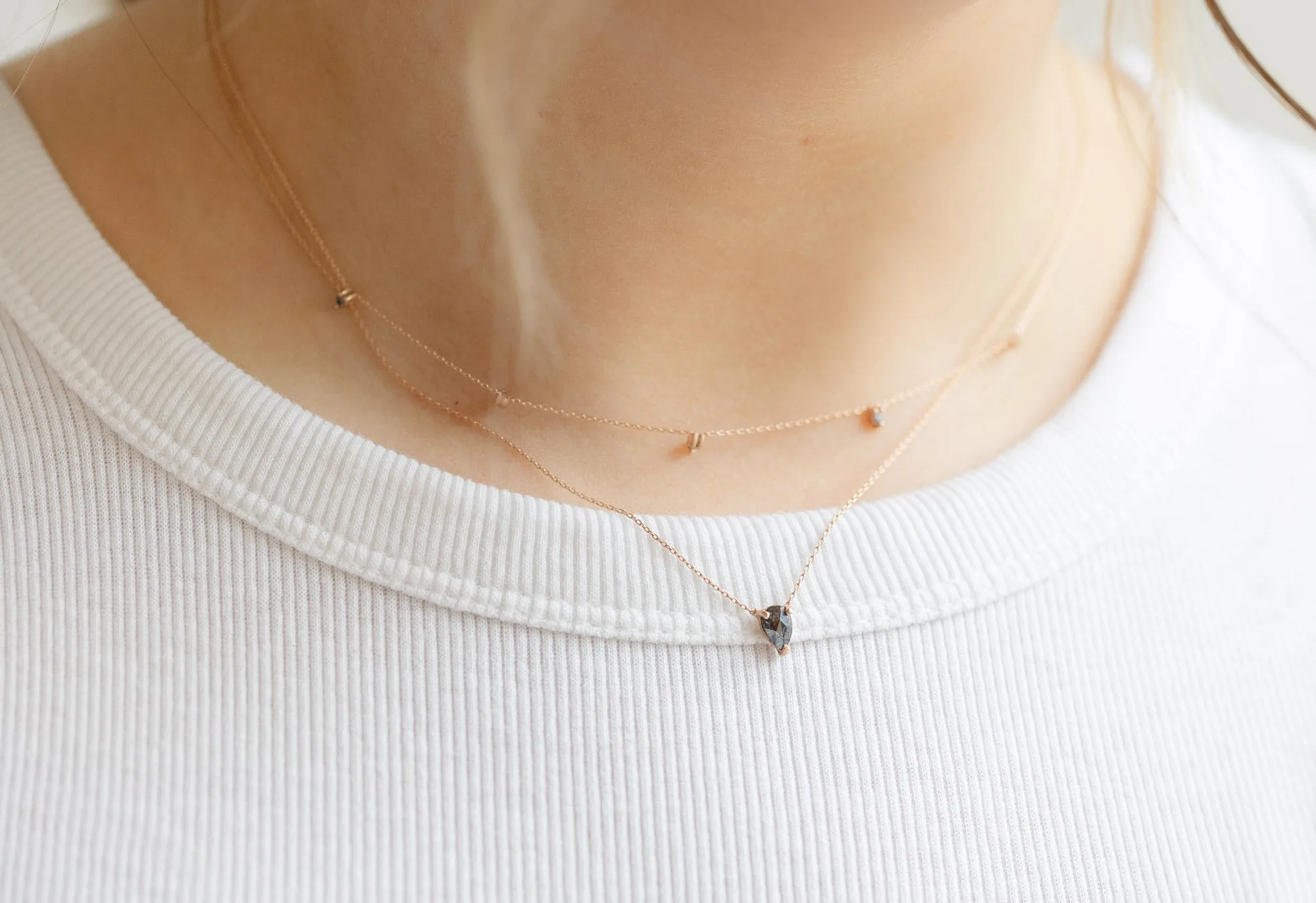 Galaxy Diamond Drop Necklace
