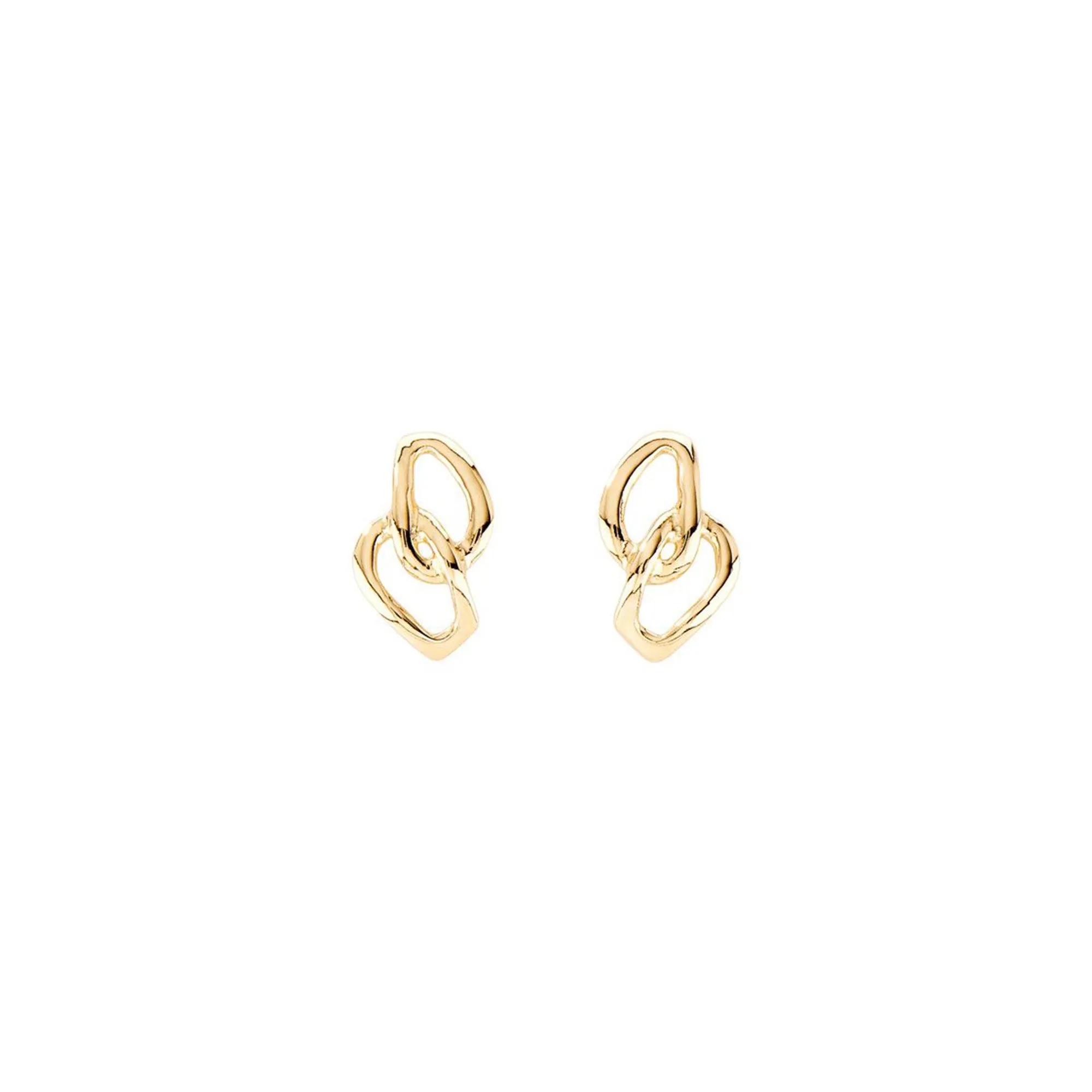 Gold Inseparable Earrings