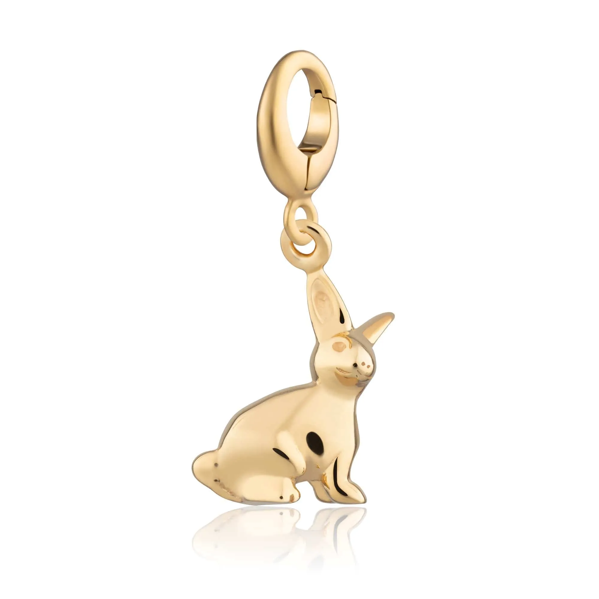 Gold Plated Bunny Charm