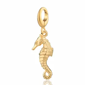Gold Plated Seahorse Charm