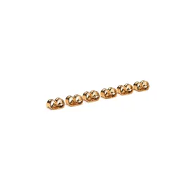 Gold Plated Whisper Clasp Accessory - 3 Pairs