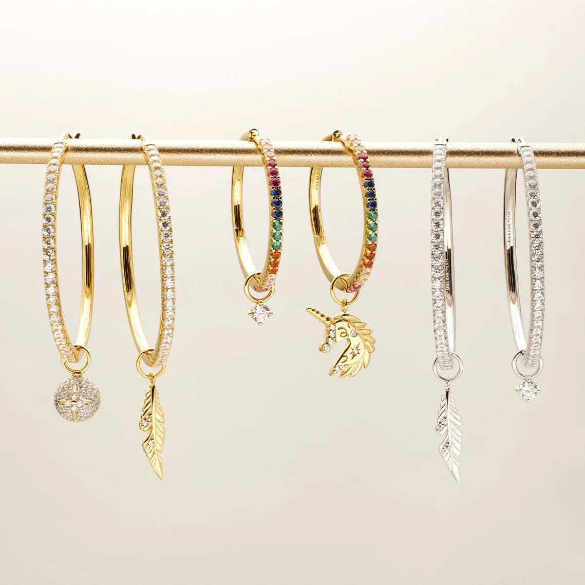 Gold Unicorn Earring Charm