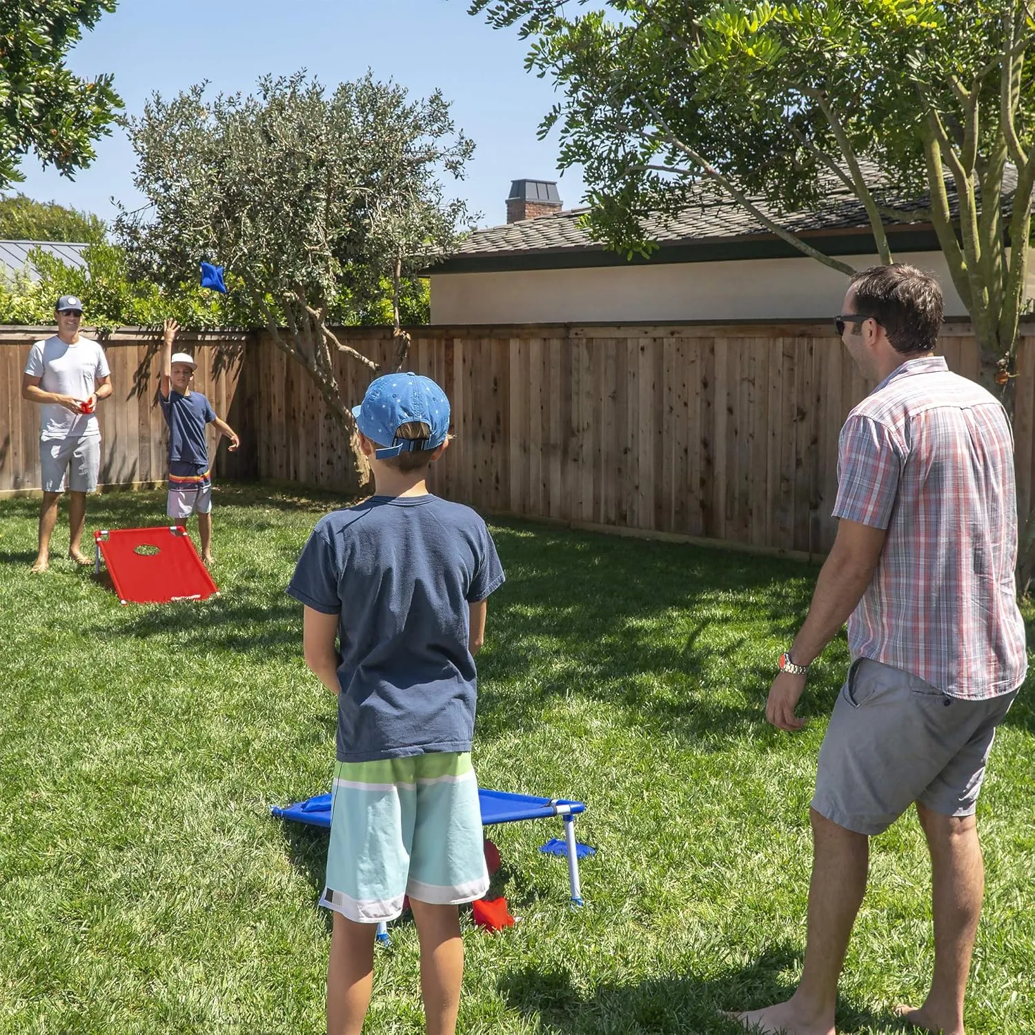 GoSports Portable 3 x 2 ft Cornhole Game Set  Premium Toss Game for Kids and Adults - Choose Your Style